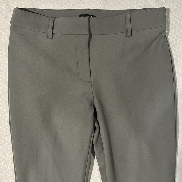 Never worn gray stretch dress pants, back leg seam looks professional and trendy - Picture 2 of 10